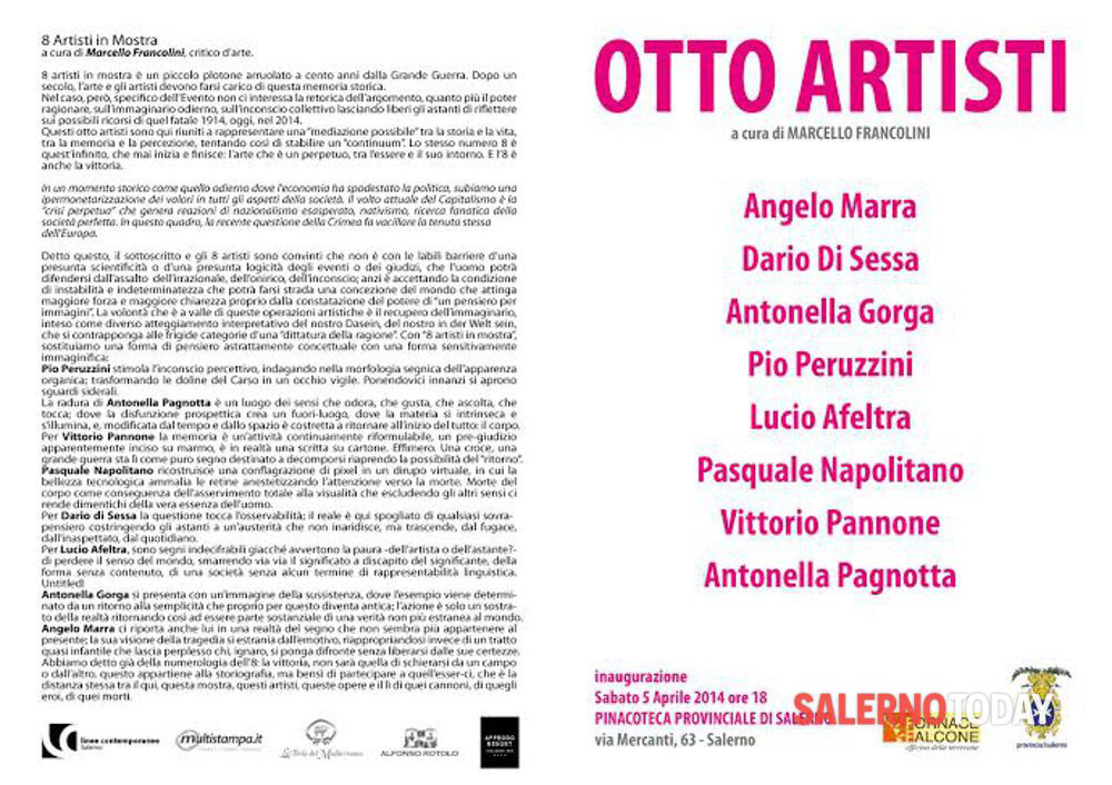 otto artisti aprile 2014
